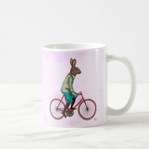 Caneca De Café Coelho na bicicleta 3