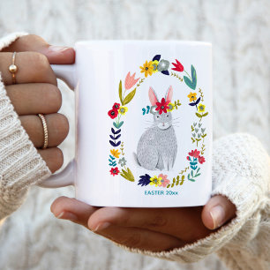 Caneca De Café Coelho páscoa