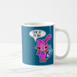 Caneca De Café Coelho Páscoa Mau Venha Até Mim Irmão Meme Coelho