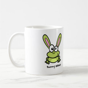 Caneca De Café Coelho Ribbit - sapo do coelho