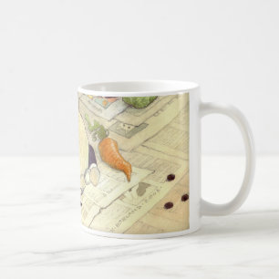 Caneca De Café coelhos das palavras cruzadas