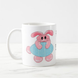 Caneca De Café Coelhos e ovos