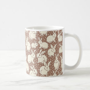 Caneca De Café Coelhos fofinhos Bonanza - Mocha Mousse.