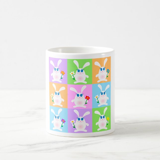 Caneca De Café Coelhos Fofos (Criador carregado)