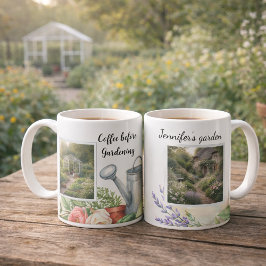Caneca De Café Coffee before gardening photo personal garden