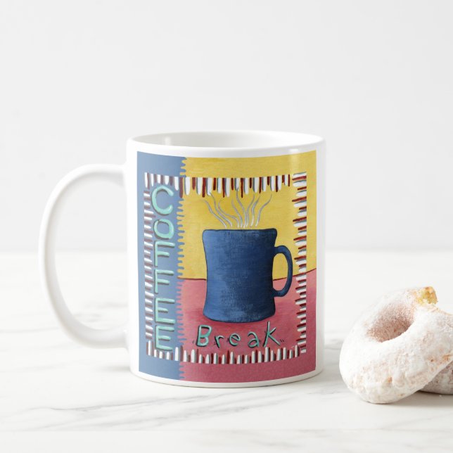Caneca de Café Coffee Break (Com Donut)