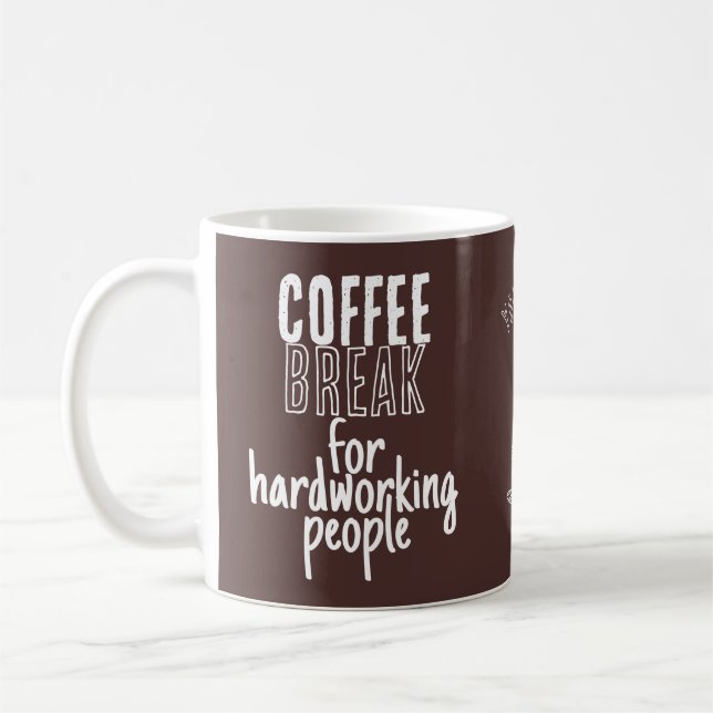 Caneca De Café Coffee Break – Great Ideas – Espresso Brown (Esquerda)