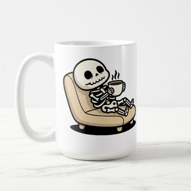 Caneca De Café Coffee Break – Grim Reaper Dark Humor Coffee (Esquerda)
