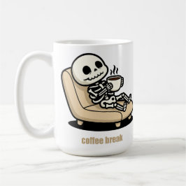 Caneca De Café Coffee Break – Grim Reaper Dark Humor Coffee 