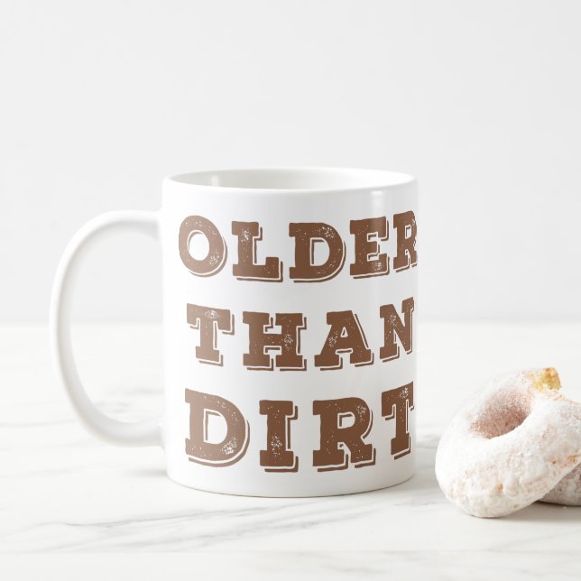 Caneca De Café Coffee Coffee Mug Mais Velho Que Suja (Com Donut)