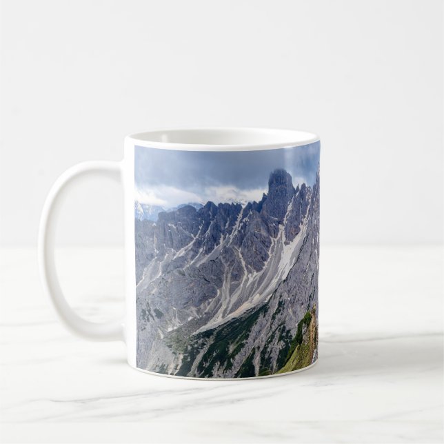 Caneca De Café Coffee cup with the Dolomites (Esquerda)