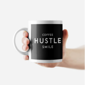 Caneca De Café Coffee Hustle Smile