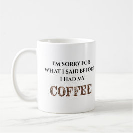 Caneca De Café Coffee Mug