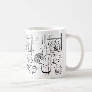 Caneca De Café Coffee Mug com Ilustração Veterinária