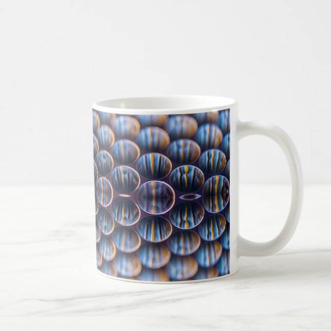 Caneca De Café Coffee Mug com imagem futurística de Honeycomb (Direita)