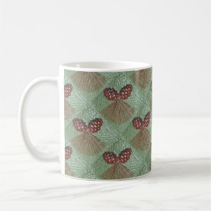 Caneca De Café Coffee Mug com Pinecone Design
