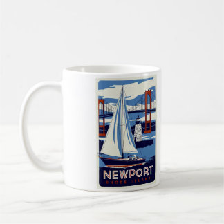 Caneca De Café Coffee Mug da Ilha Newport Rhode - Tamanho 11oz
