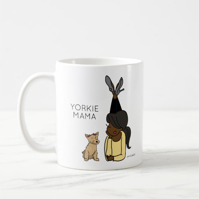Caneca De Café Coffee Mug de café da Yorkie (Esquerda)