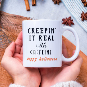 Caneca De Café Coffee Mug De Café Do Halloween Branca
