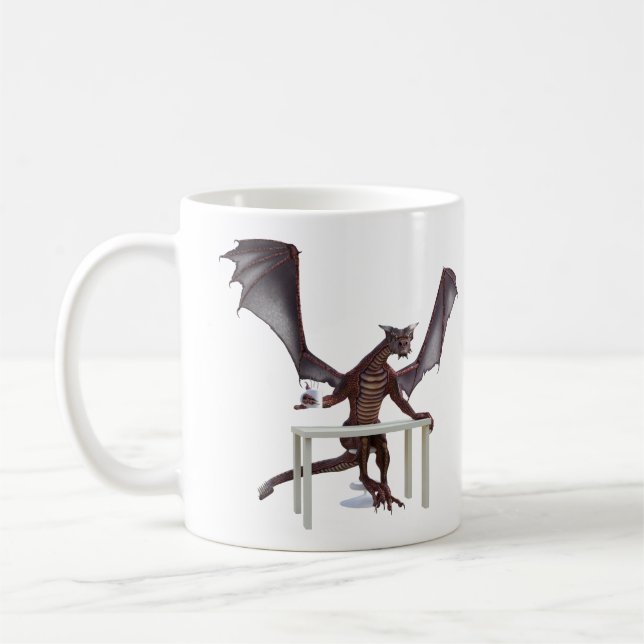 Caneca De Café Coffee Mug de Dragão Vermelho (Esquerda)