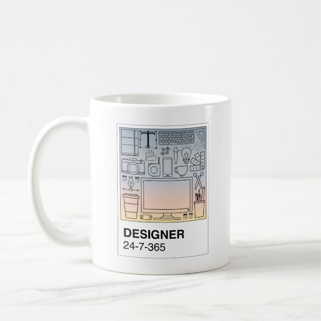 Caneca De Café Coffee Mug do Designer (Esquerda)