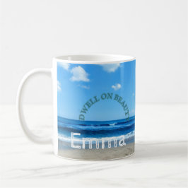 Caneca De Café  Coffee mug Earth day Coastal beach