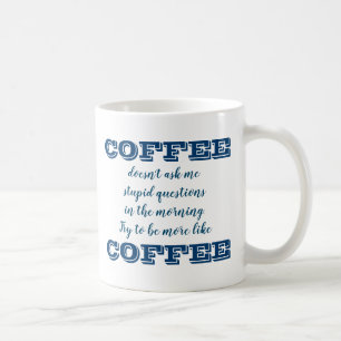 Caneca De Café Coffee Mug Engraçado Seja Mais Como Café