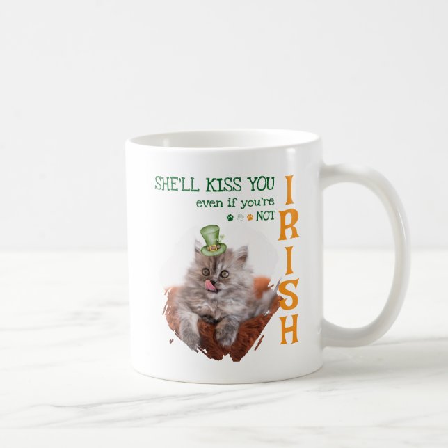 Caneca De Café Coffee Mug Irlandês Kiss (Direita)