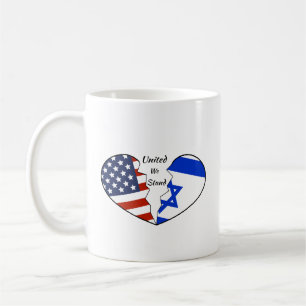 Caneca De Café Coffee Mug: Israel e EUA Unidos