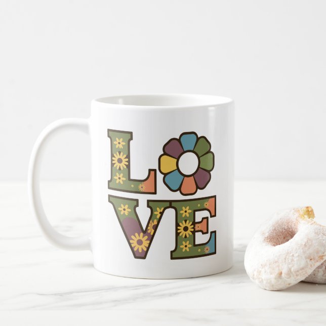Caneca De Café coffee mug love (Com Donut)