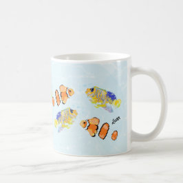 Caneca De Café Coffee Mug : Peixes Tropicais