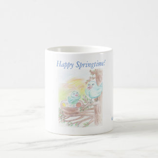 Caneca De Café Coffee Mug Springtime