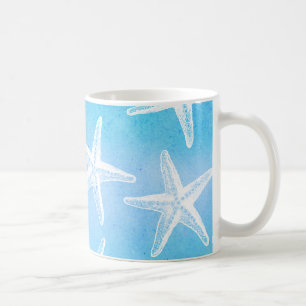 Caneca De Café Coffee Mug - Starfish Turquoise