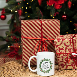 Caneca De Café Coffee Mug - Tinsel Tangel - Wreath