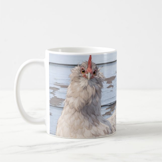 Caneca De Café Coffee Mug Two Chickens Mug (Esquerda)