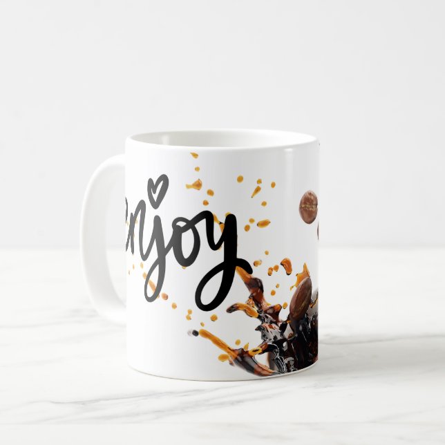 Caneca De Café Coffee Mug: Um Começo Perfeito a Cada Dia. (Frente Esquerda)