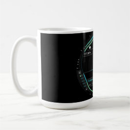 Caneca De Café Coffee Mug with a Humorous Digital Design