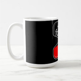 Caneca De Café Coffee Mug with a Humorous Digital Design