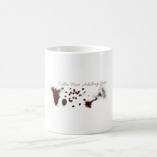 Caneca De Café Coffee Mug with Design. (Centro)