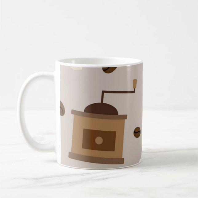 Caneca De Café Coffee pattern (Esquerda)