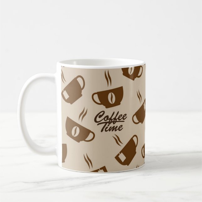 Caneca De Café Coffee pattern (Esquerda)