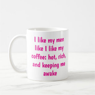 Caneca De Café Coffee Quente, Rico E Amplo, Sassy Cerâmica Coffee