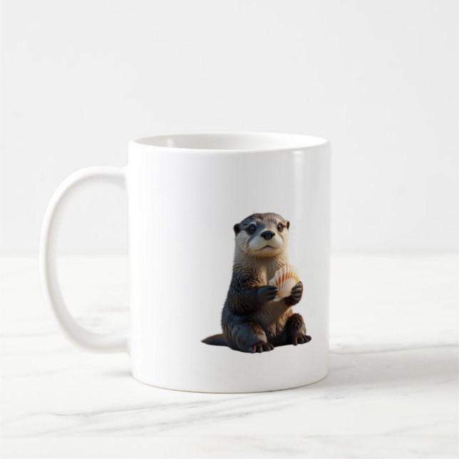 Caneca De Café Coffee Sea Otter Coffee (Esquerda)