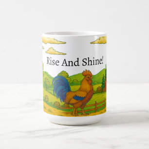 Caneca De Café Coffee Surgida E Luminosa