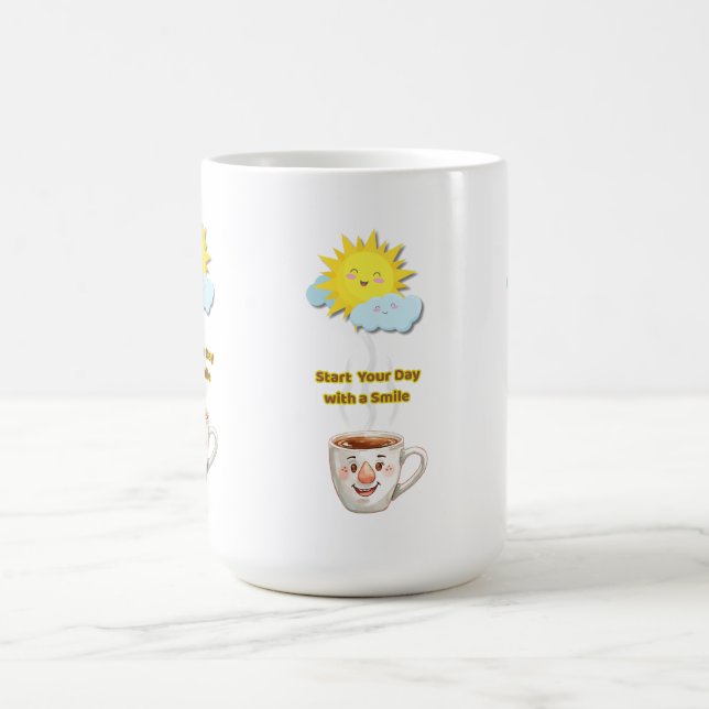 Caneca De Café Coffee Time – Cute Smiling Cup (Centro)