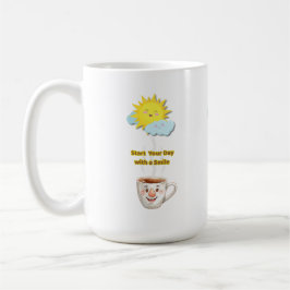 Caneca De Café Coffee Time – Cute Smiling Cup