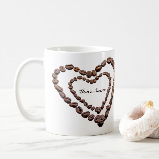 Caneca De Café Coffeeholic caneca café amado! (Com Donut)