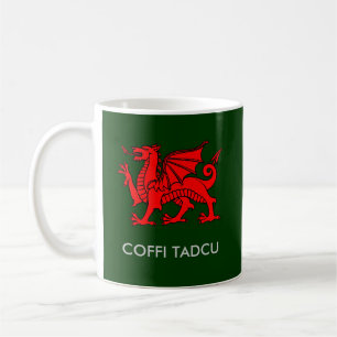 Caneca De Café Coffi Tadcu - o café do Grandad em Galês sul