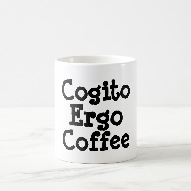 Caneca De Café Cogito Ergo Coffee Mug (Centro)
