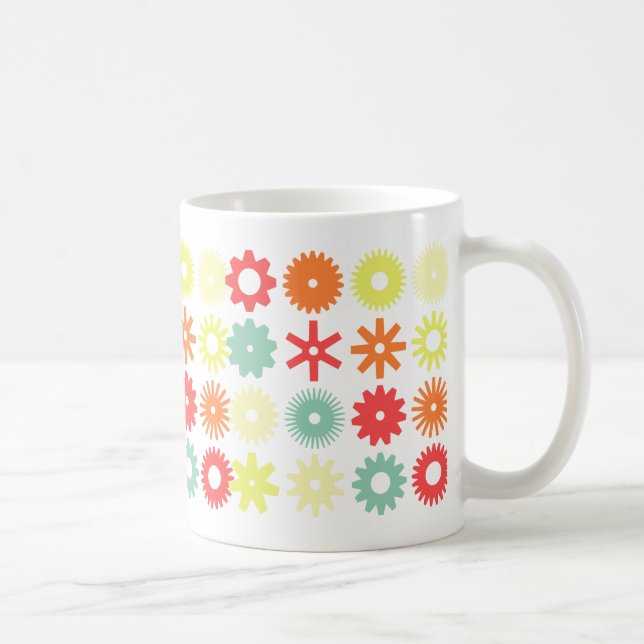 Caneca De Café Cogs - Cores 04 (Direita)